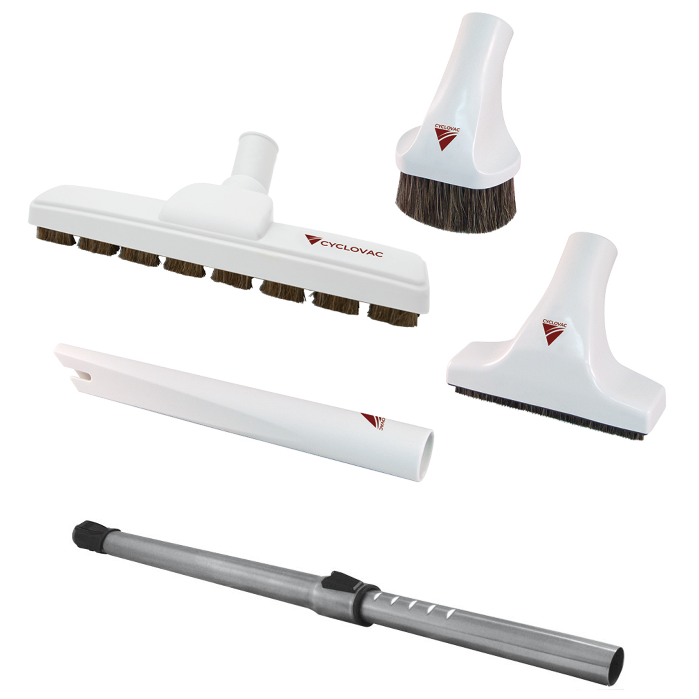 Cyclovac H725 Quartz Edition Central Vacuum with Luxe 24v Cleaning set 35'