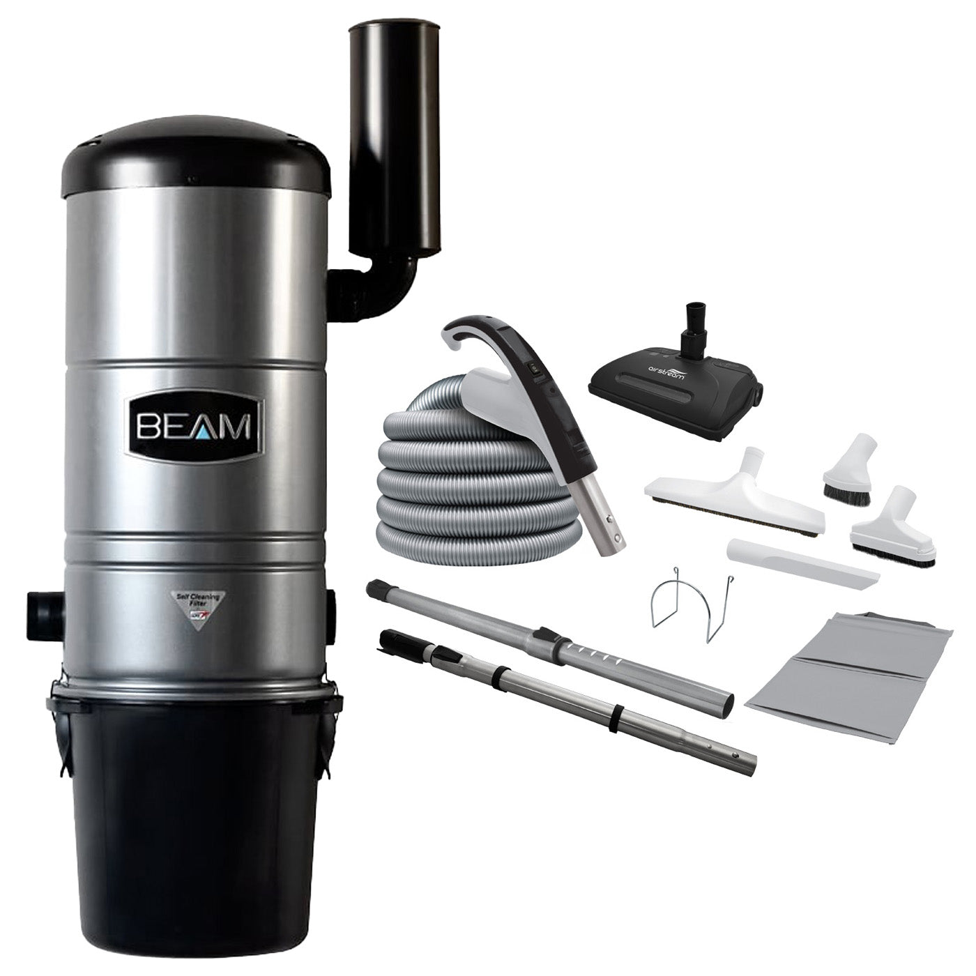 Beam 345 Central Vacuum with Airstream Cleaning Set 35'