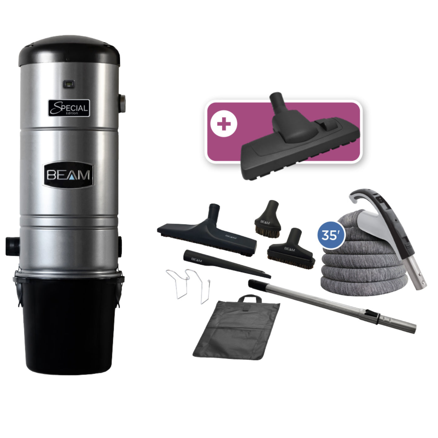 Beam Special Edition 398 Central Vacuum + 35ft Air Kit