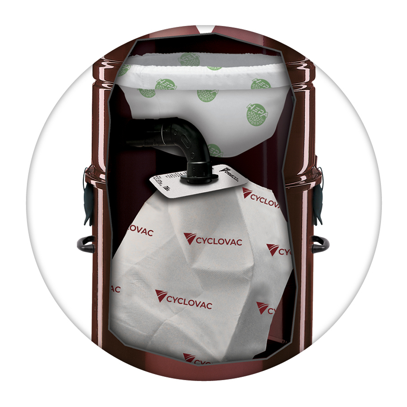 Cyclovac H625 Central Vacuum with Sebo Cleaning set 35'