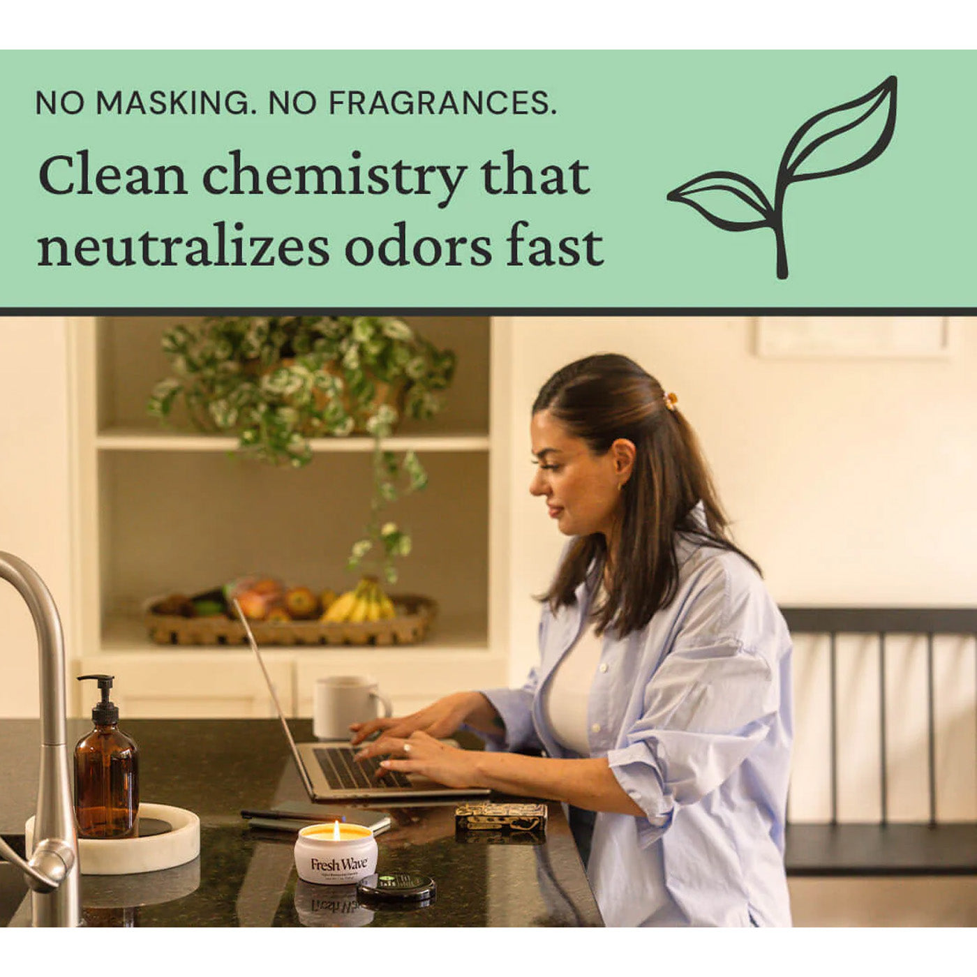 Fresh Wave Deodorizing Soy Candle