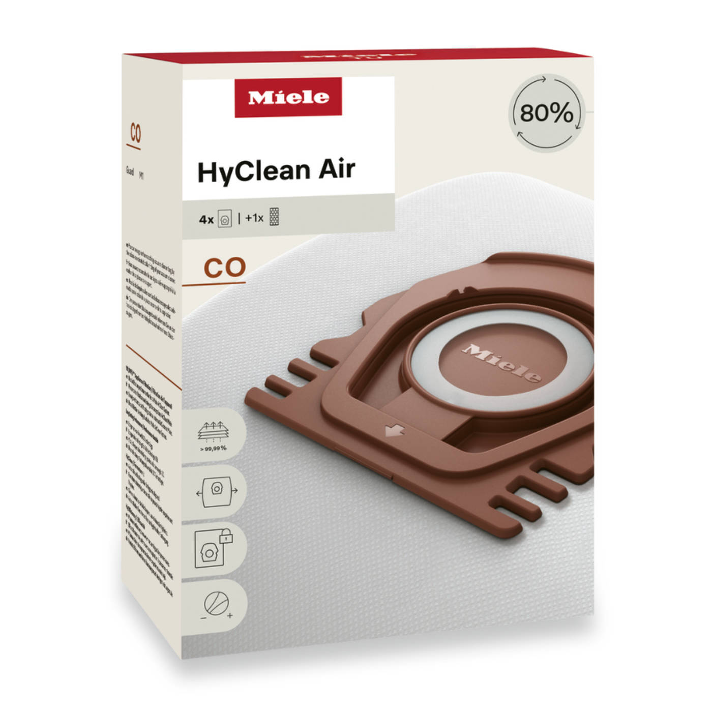 Miele CO HyClean Air Dustbag & Filter Set (12774460)