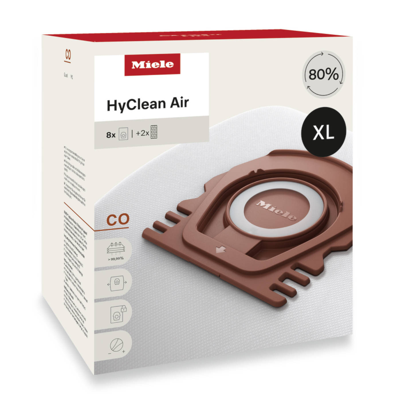 Miele CO XL HyClean Air Dustbag & Filter Set (12909630)