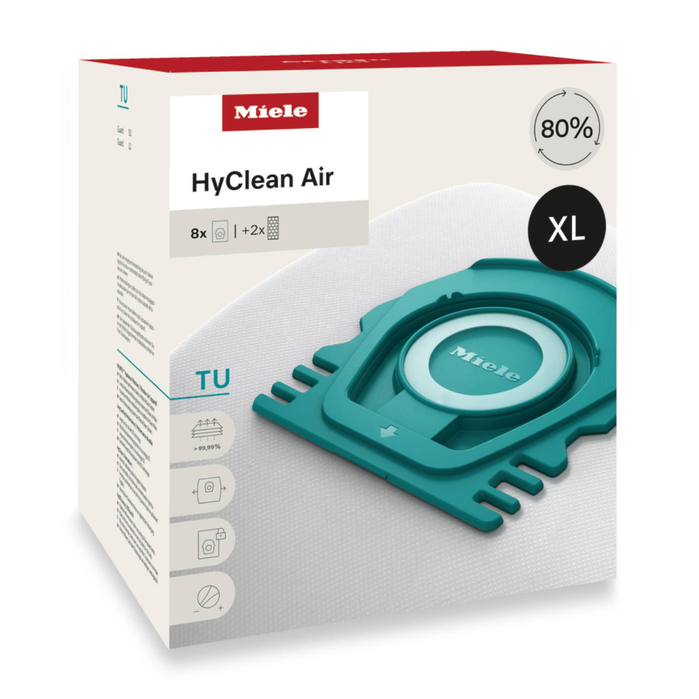 Miele TU XL HyClean Air Dustbag & Filter Set (12909620)