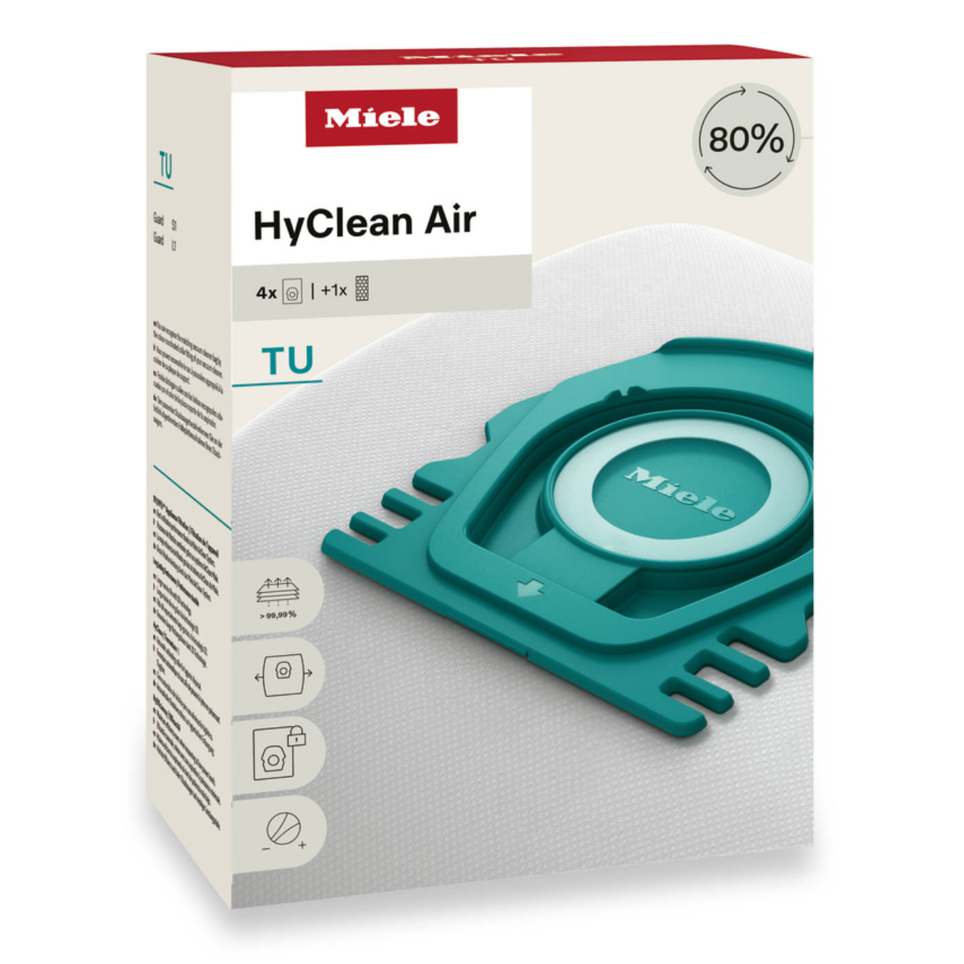 Miele TU HyClean Air Dustbag & Filter Set (12774420)