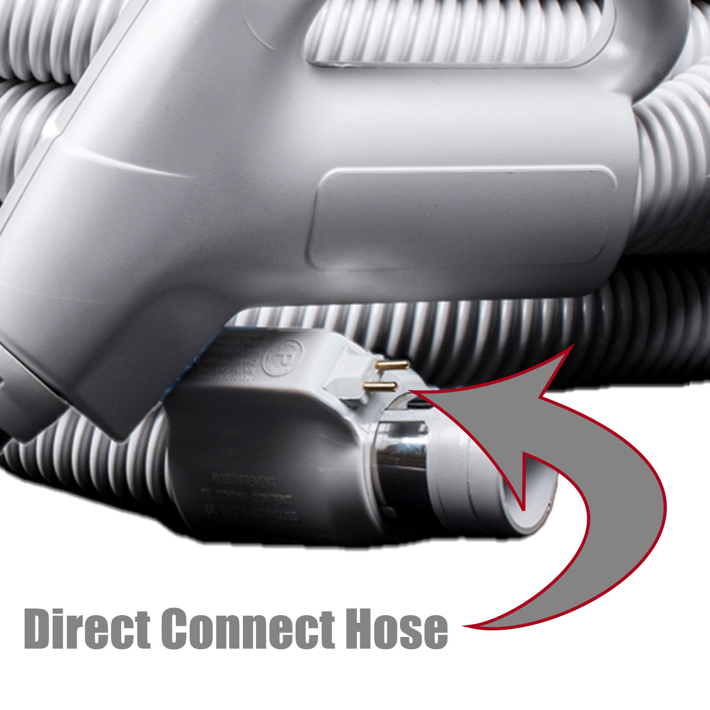 Plastiflex Central Vacuum 3-Way Switch Direct Connect Electric Hose