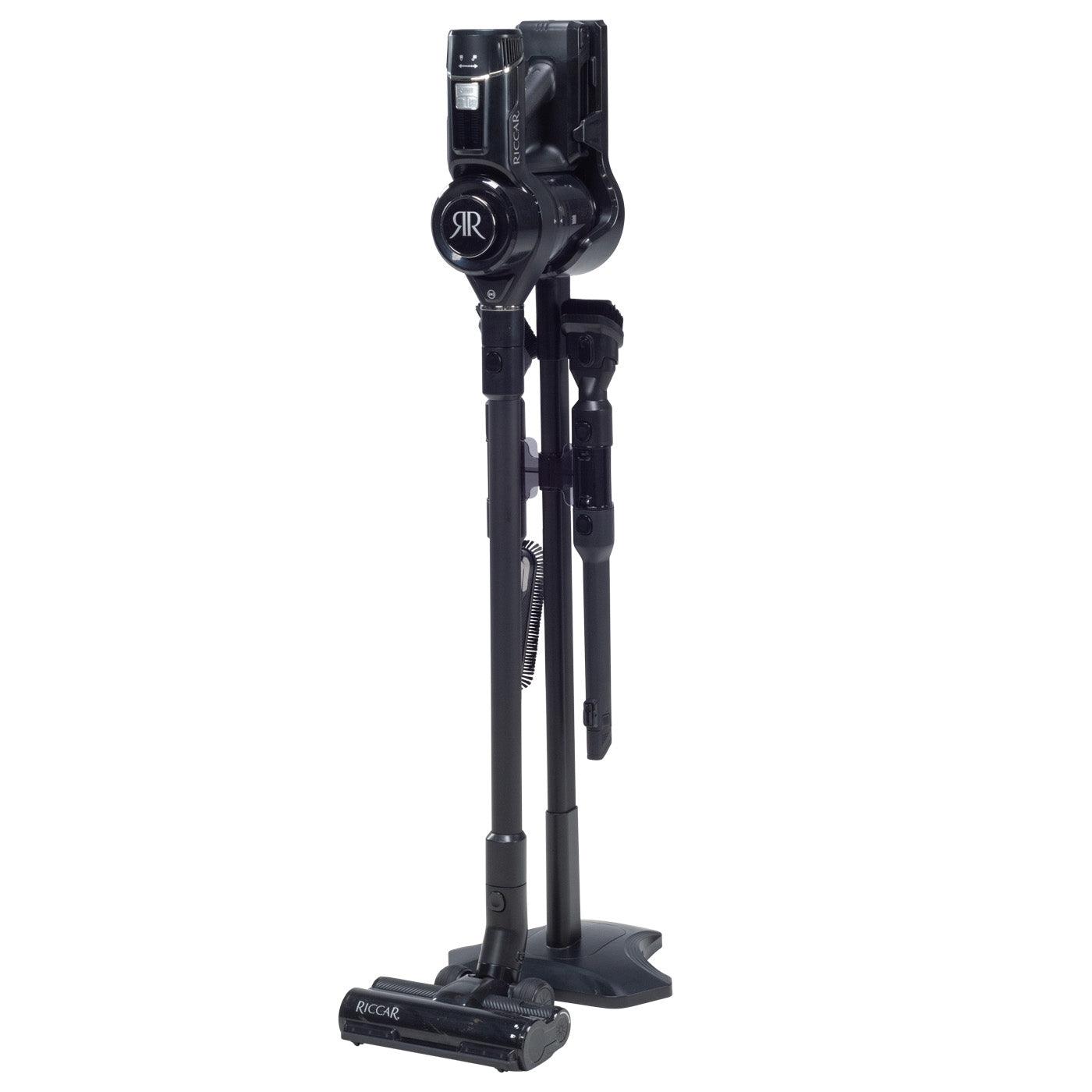 Riccar R65 Cordless Stick Vacuum - w/ Dual battery, Upholstery tool and Bare floor head included