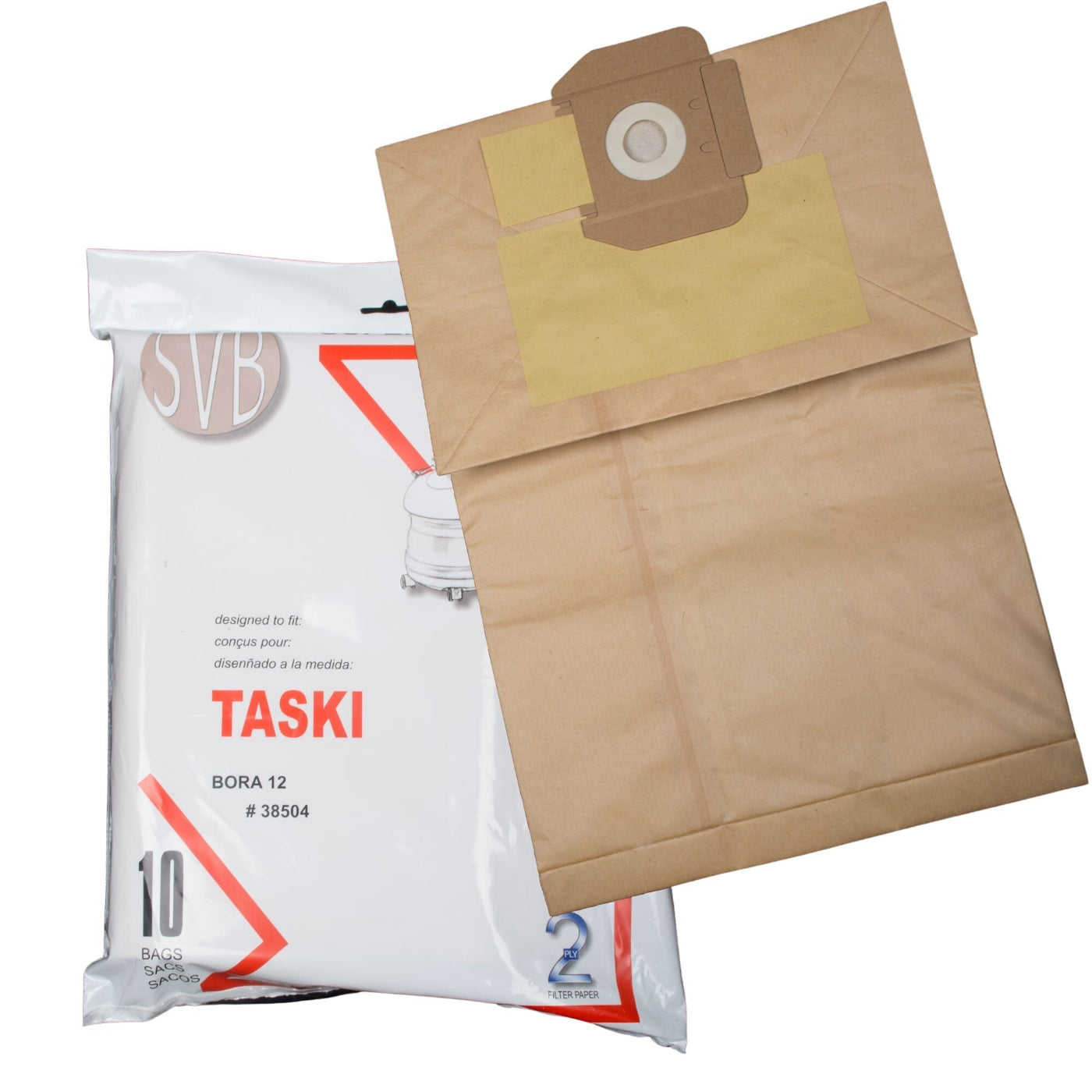 Taski TASKI BORA 12 MICRO 12pk Vacuum Bags