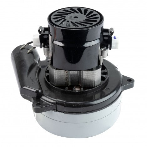 Tangential Vacuum Motor - 5.7" dia - 2 Fans - 24 Volts - 16.2 A - 390 W - 91 Airwatts - 45.8" Water Lift - 67.8 CFM - Epoxy Paint - Lamb / Ametek 116157-00