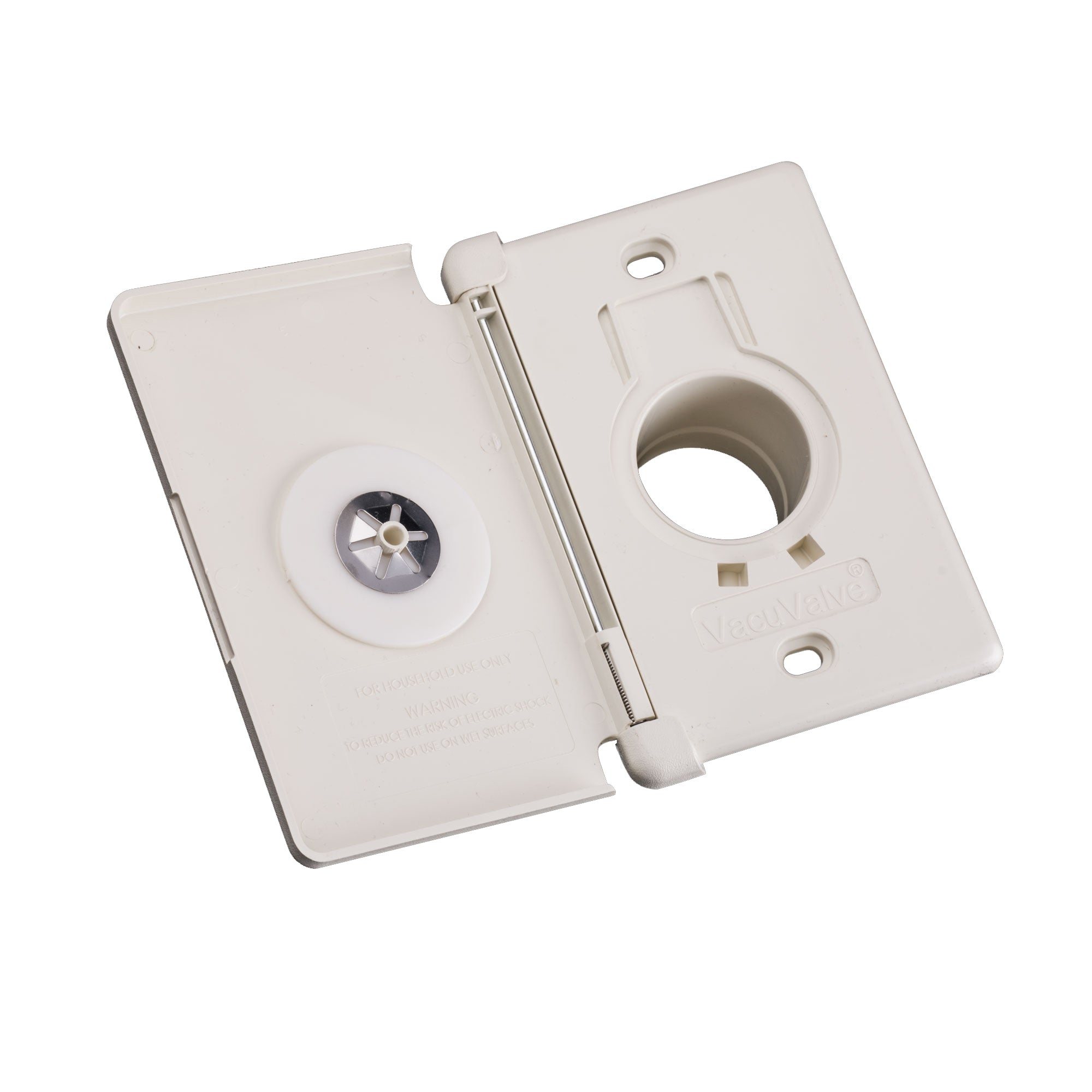 Central Vacuum Inlet Valve Full Door Almond Plastiflex Vacuum Plus Canada