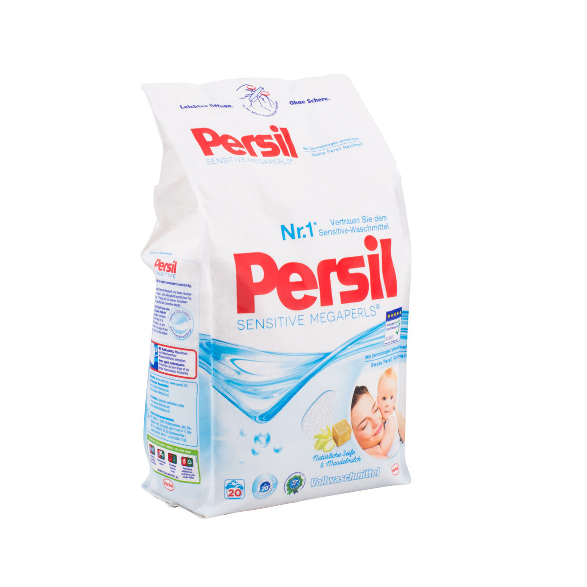 Persil Sensitive Megapearls HE Laundry Detergent 1.120kg Henkel Vacuum Plus Canada