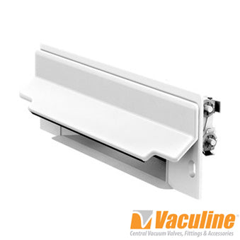 White Sweep Inlet Vaculine Inlet at back Central Vacuum Vacuum Plus Canada