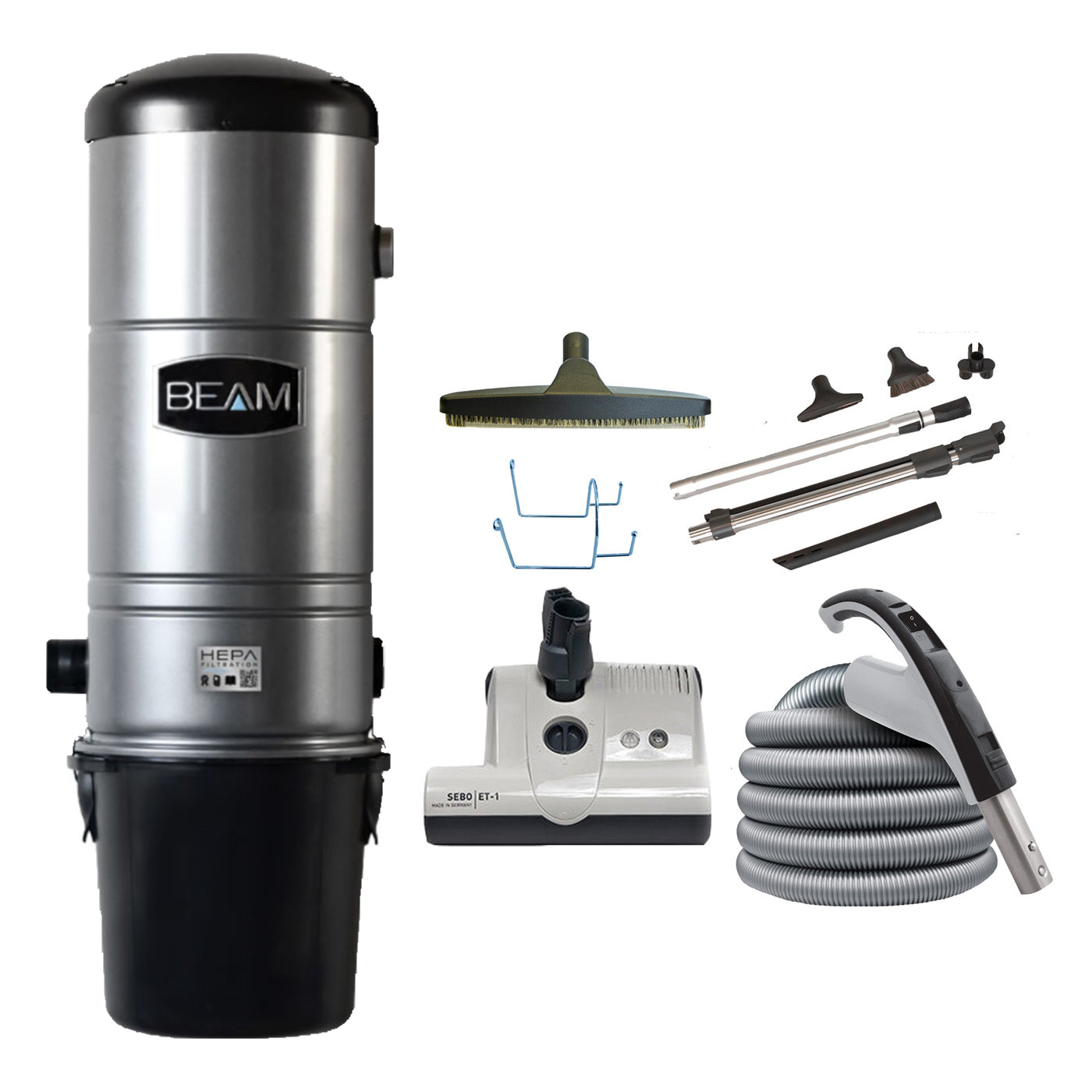 Beam 375 Central Vacuum with Sebo Et-1 35' Cleaning Set