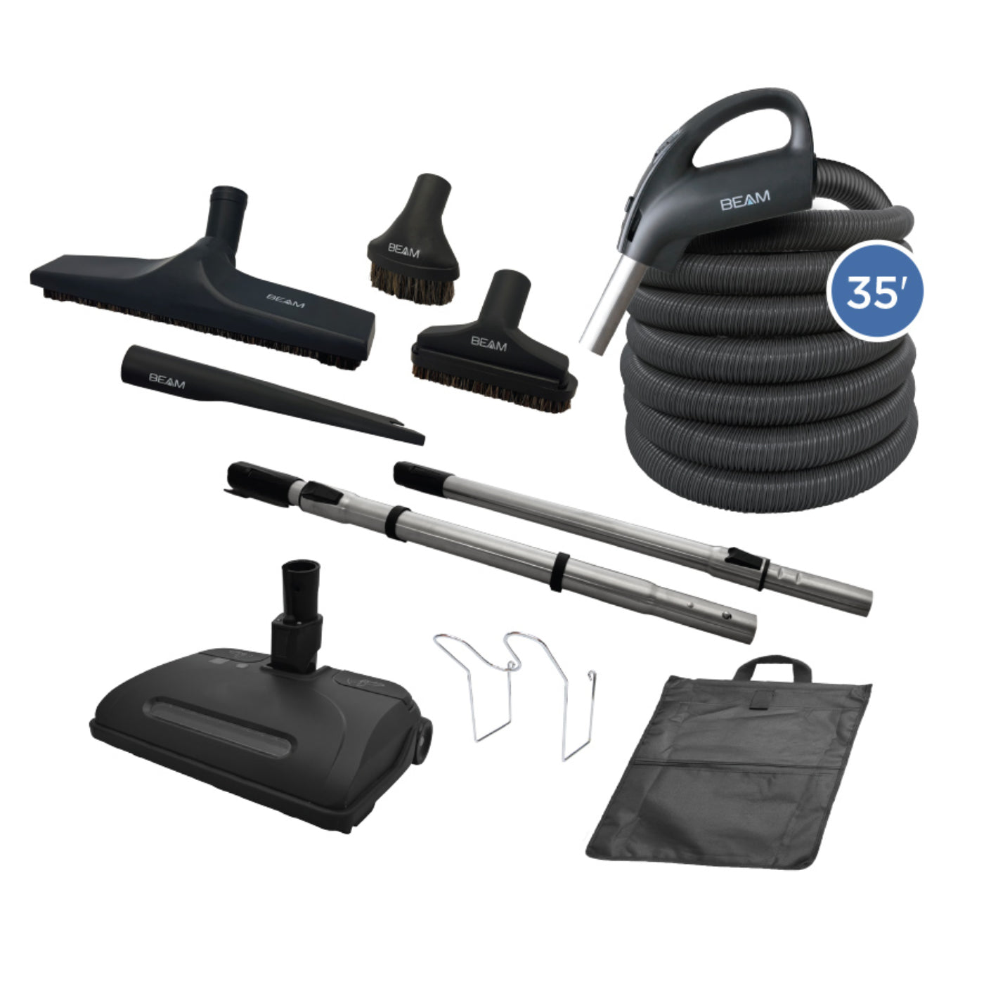Beam Special Edition 398 Central Vacuum + 35ft Electric Powerhead Kit