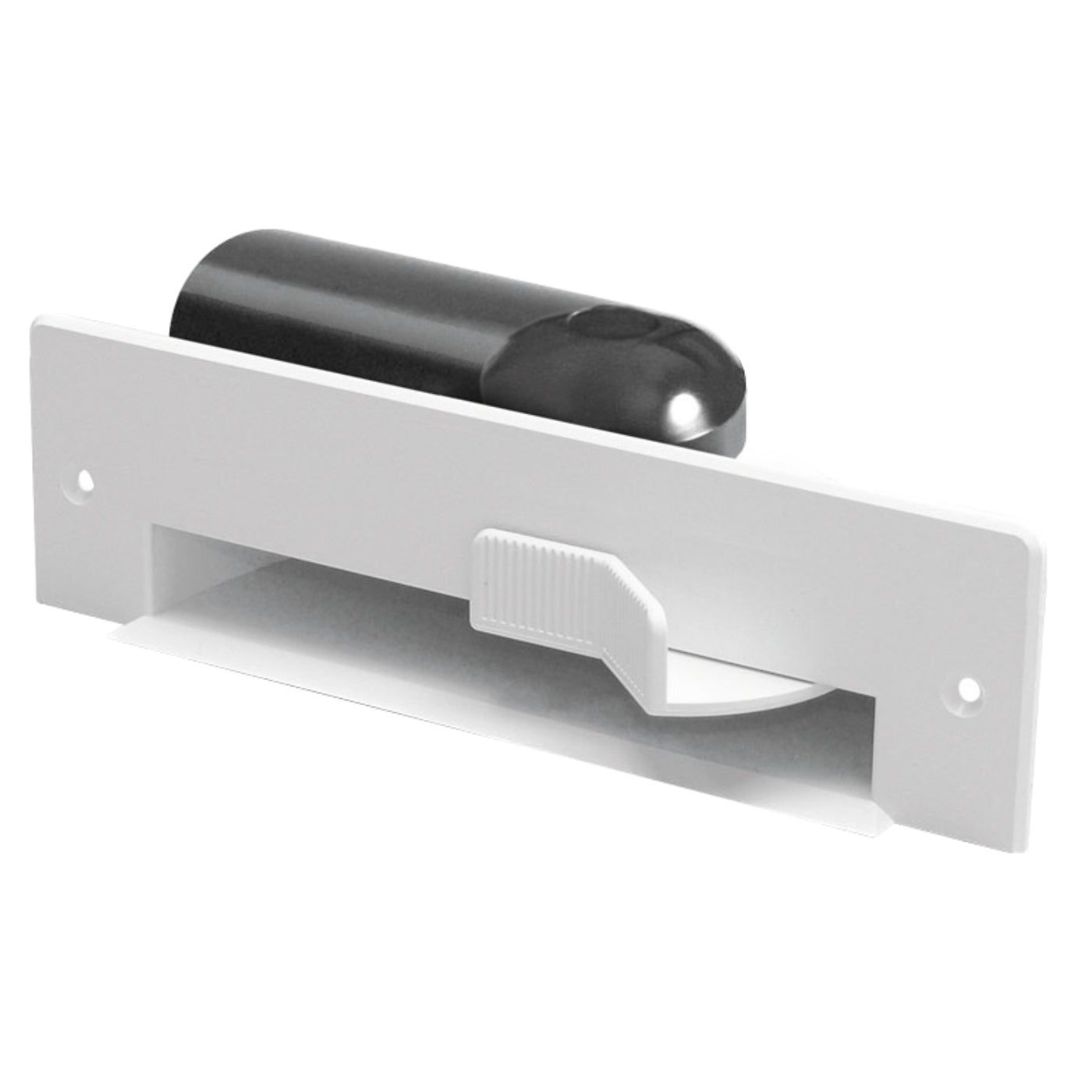 White Vac Pan Sweep Inlet with 90 degree adaptor