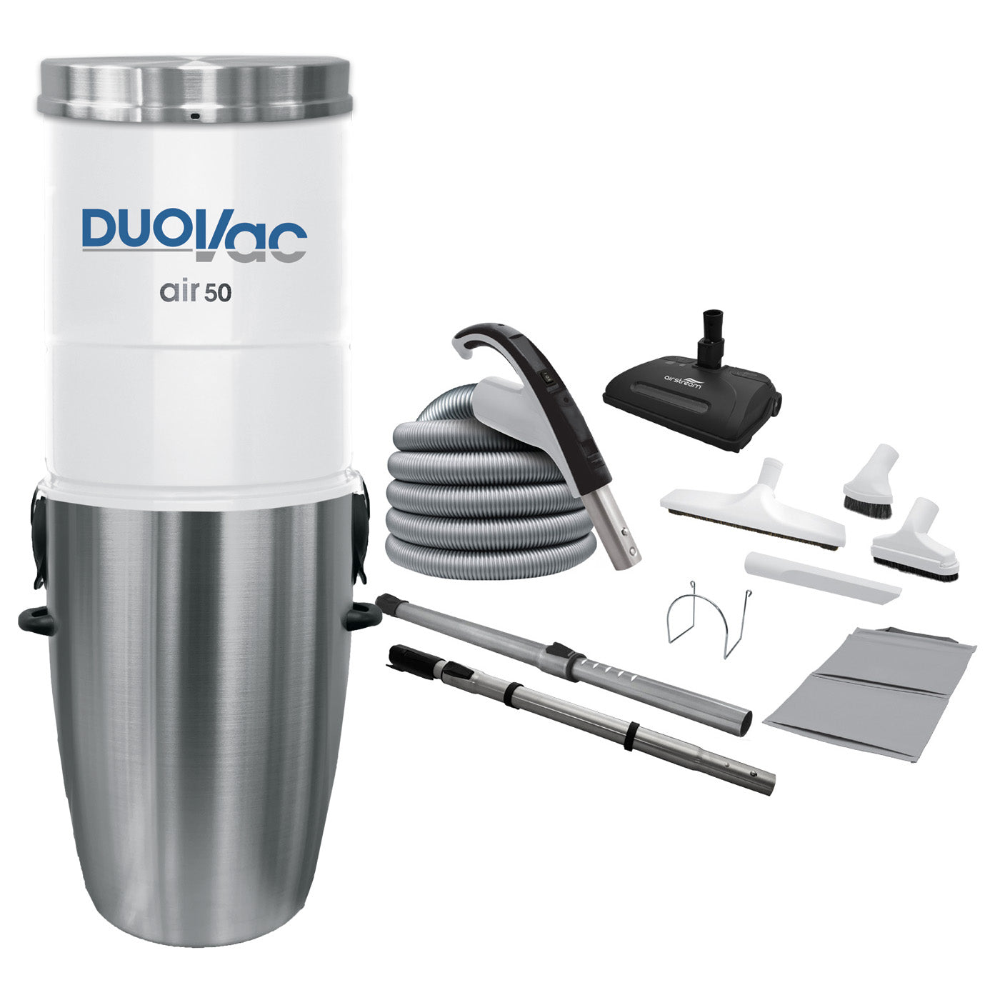 Duovac Air 50 + Standard Electric Hose Kit 35' – 659 AW, 144.9″ Lift