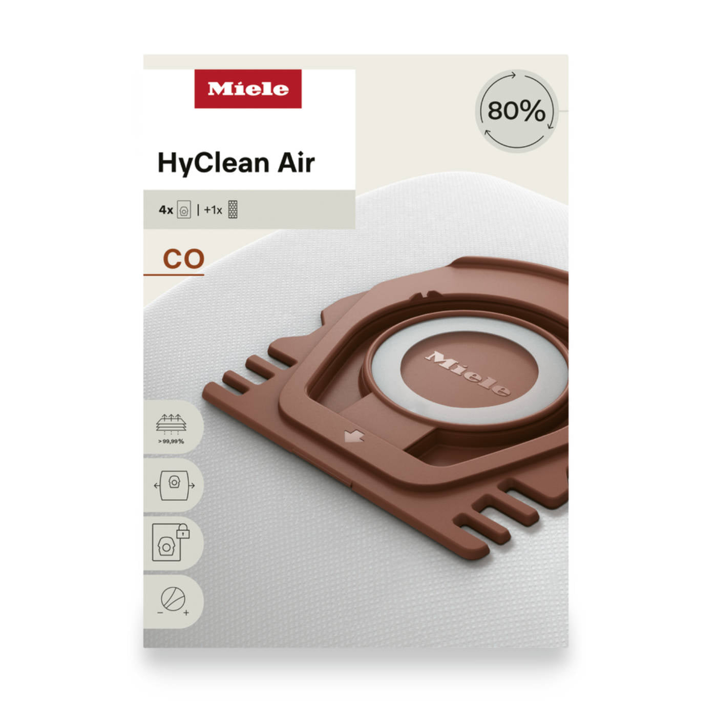 Miele CO HyClean Air Dustbag & Filter Set (12774460)