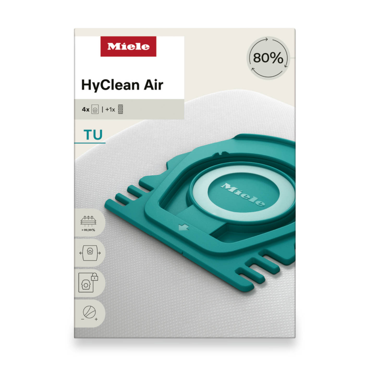 Miele TU HyClean Air Dustbag & Filter Set (12774420)