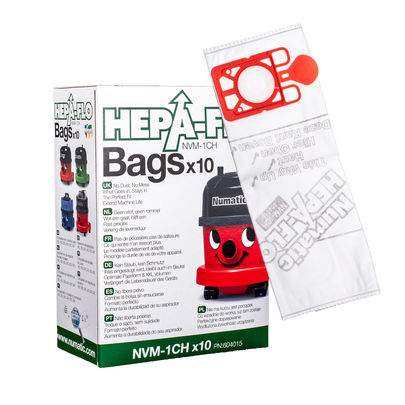Numatic Henry Vacuum Bags NVM-1CH Vacuum Plus Canada