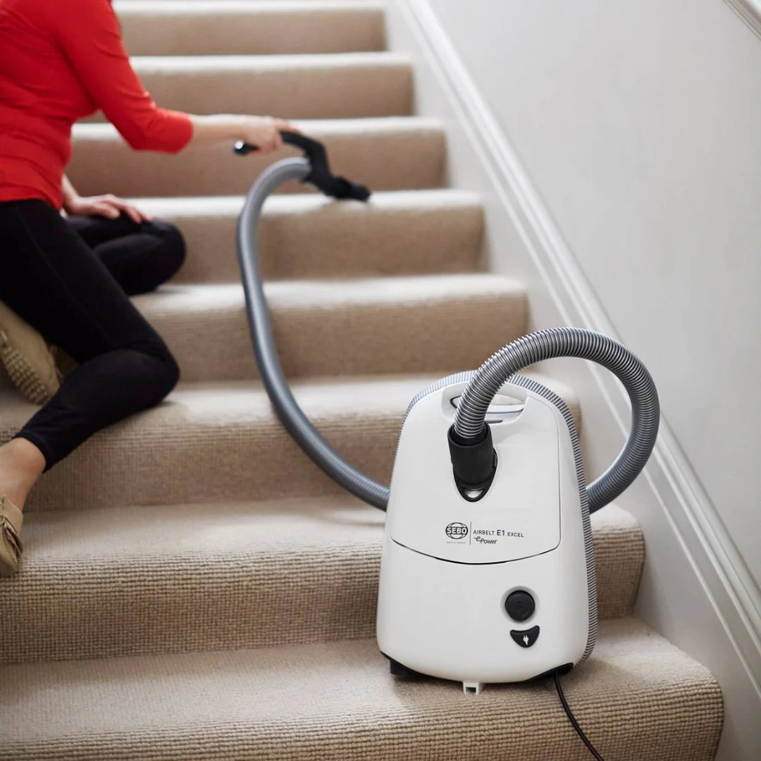 SEBO E3 Premium Pastel Pink Canister Vacuum