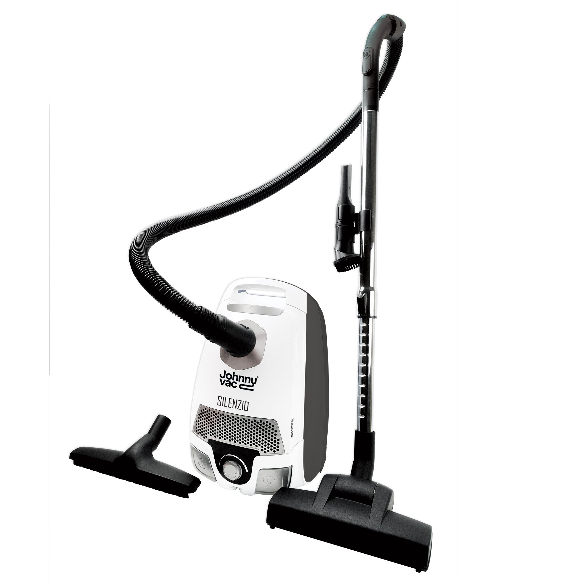 Johnny Vac Silenzio Canister Vacuum - Wessel-Werk Turbo Air Nozzle