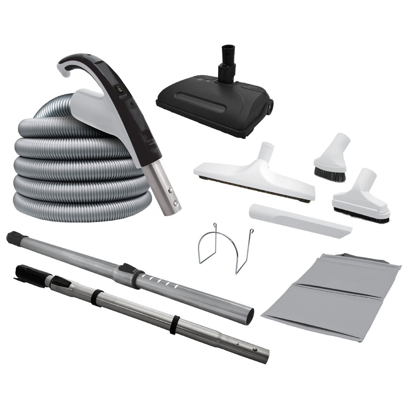 Standard Electric Central Vacuum Hose Kit with Powerhead