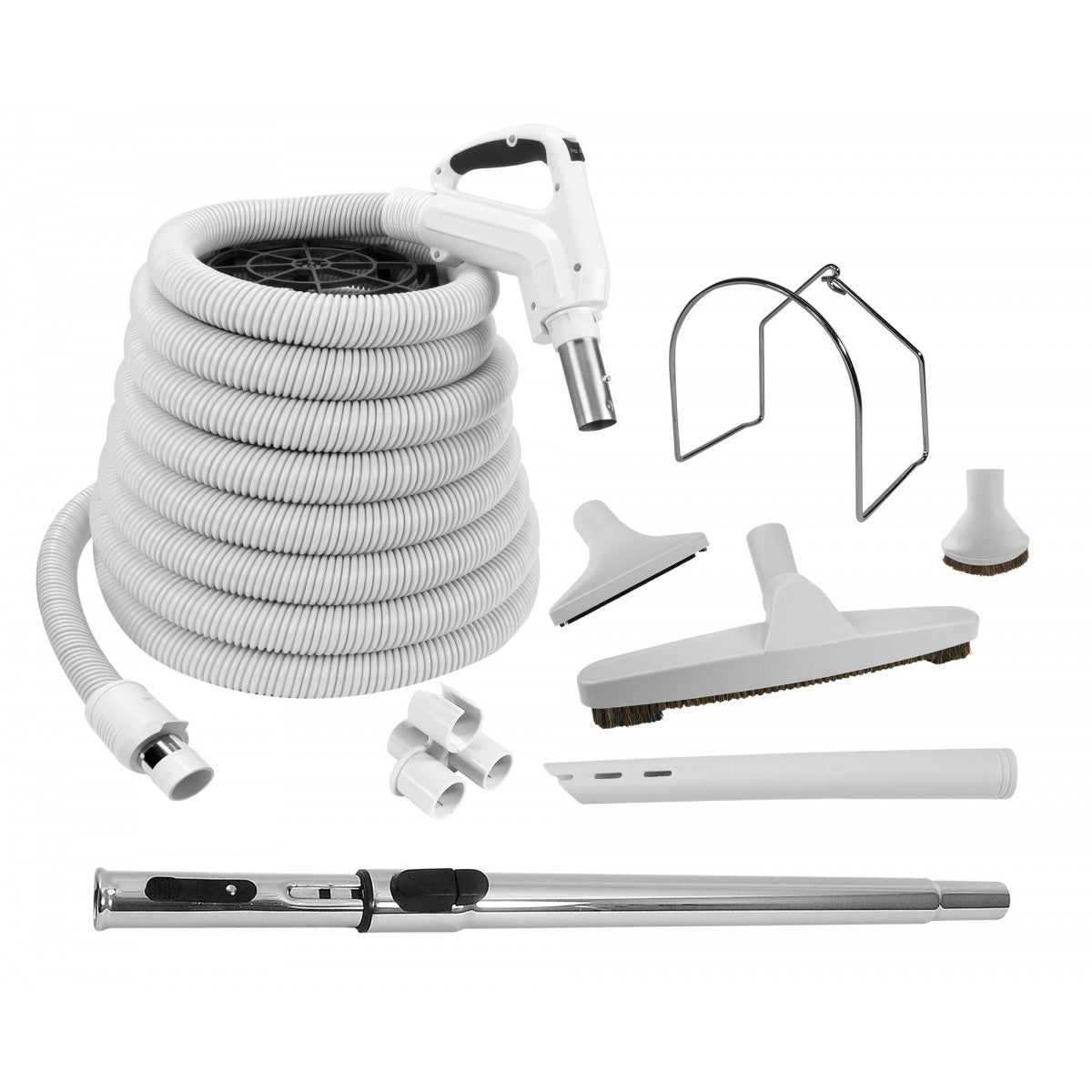 50ft Premium Air Central Vacuum Hose Kit