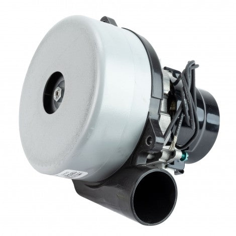 Tangential Vacuum Motor - 5.7" dia - 2 Fans - 24 Volts - 16.2 A - 390 W - 91 Airwatts - 45.8" Water Lift - 67.8 CFM - Epoxy Paint - Lamb / Ametek 116157-00