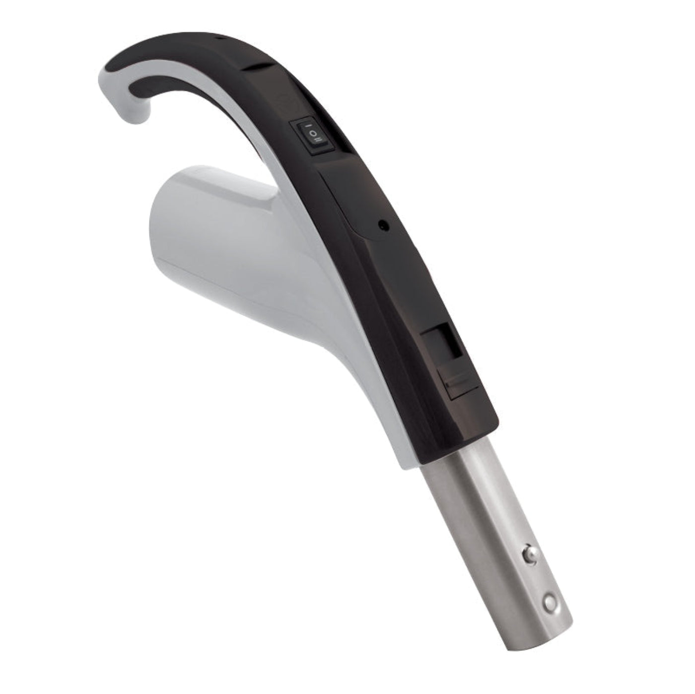 Electric hose handle 110/24V replacement with button lock - Black - Cyclovac