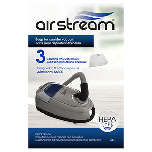 Airstream Canister AS300 Vacuum Bags 3pk