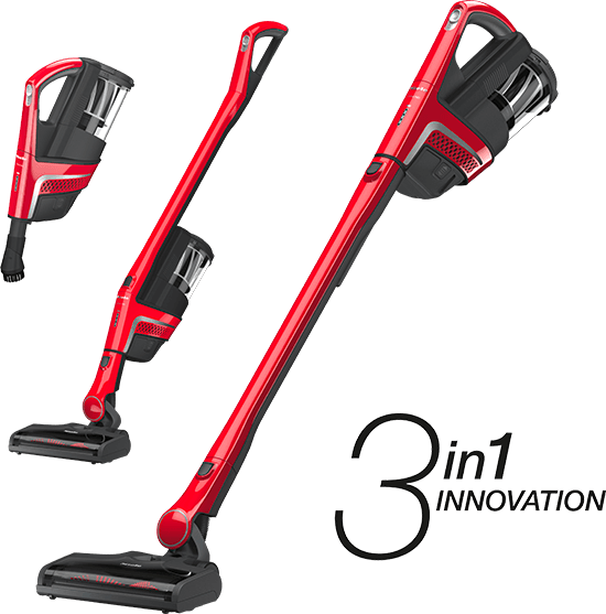 Miele Triflex HX1 Cordless, Bagless Stick Vacuum Cleaner - Ruby Red Miele Vacuum Plus Canada