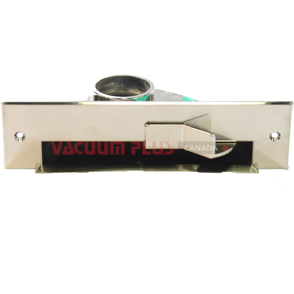 Stainless Steel Finish Vac Pan Sweep Inlet Central Vacuum Vacuum Plus Canada